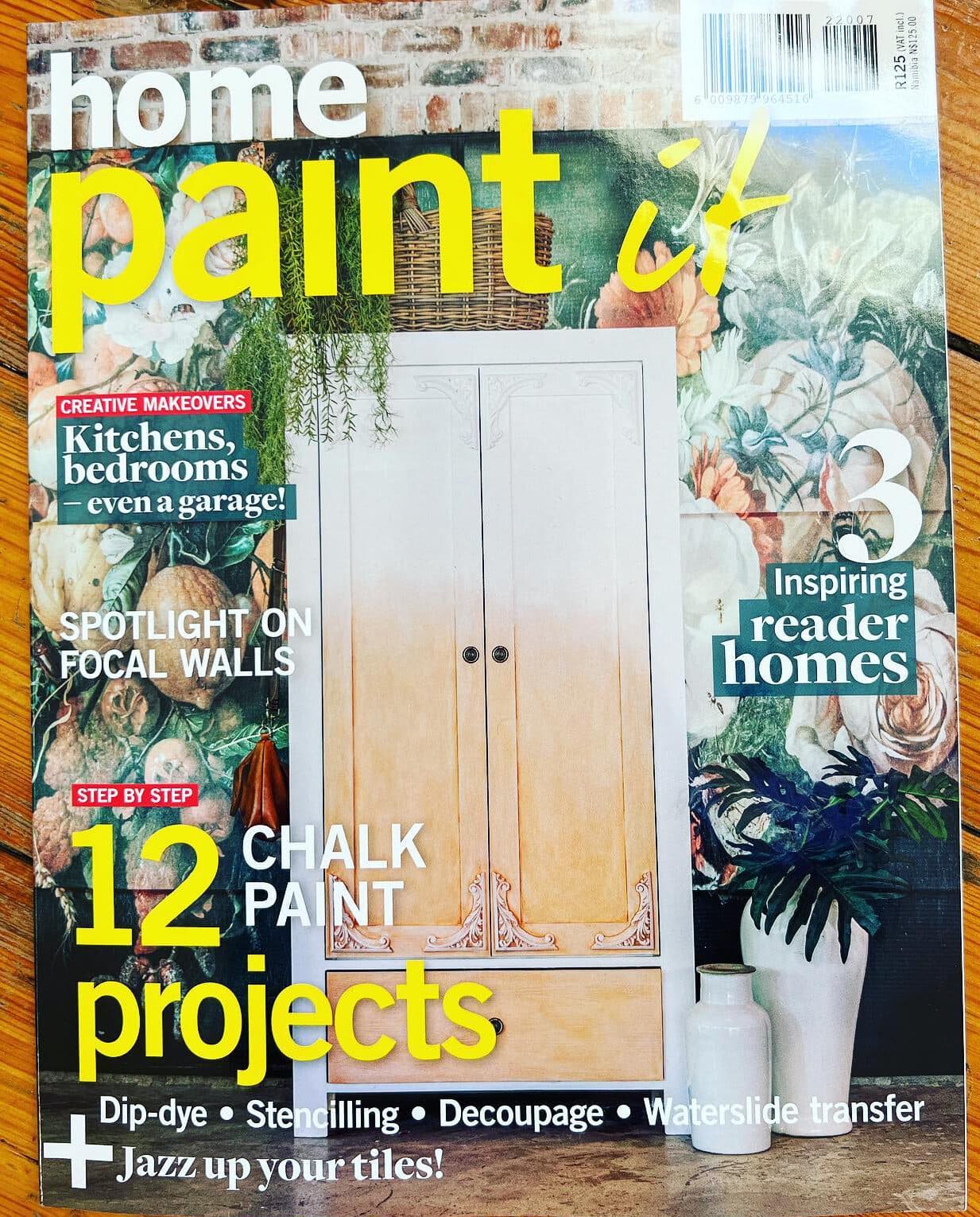 Paint It Home magazine cover — the chalk paint projects issue featuring Mink Interiors